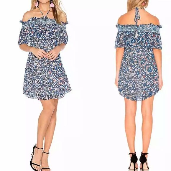 Rebecca Minkoff Off The Shoulder Mini Dress - Picture 1 of 9